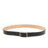 S.T. Dupont Black Textured Leather Buckle Belt 110CM For Men