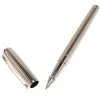 S.T. Dupont Silver Stainless Steel Classic Ballpoint Pen For Men