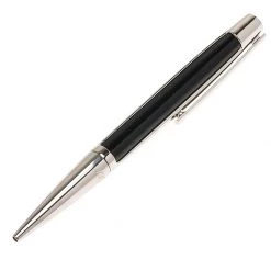 S.T. Dupont Silver And Black Palladium Finish Classic Ballpoint Pen For Men