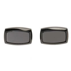 S.T. Dupont Black Ceramic Classic Men's Cufflinks For Men