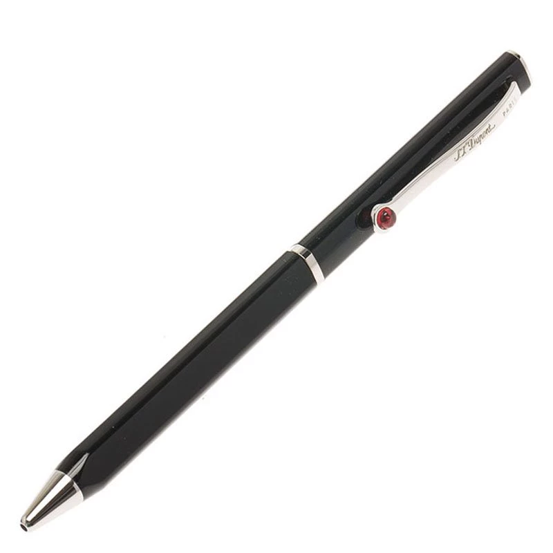 S.T. Dupont Mon Dupont Chic Collection Black Lacquer & Palladium Ballpoint Pen For Men