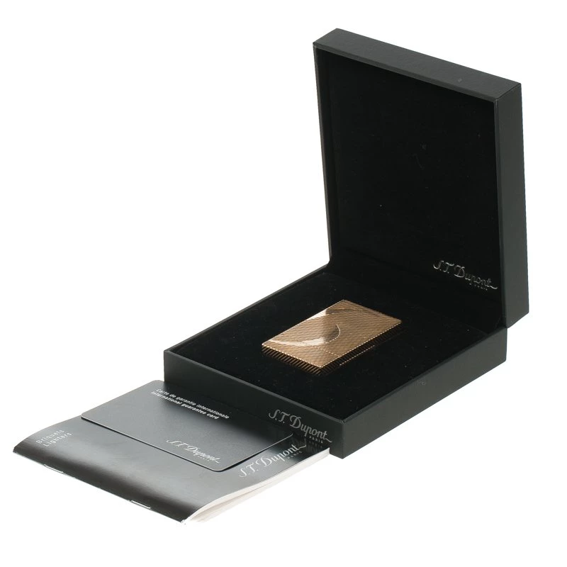 S.T. Dupont Ligne 2 D-Line Rose Gold Plated Lighter For Men - Image 6
