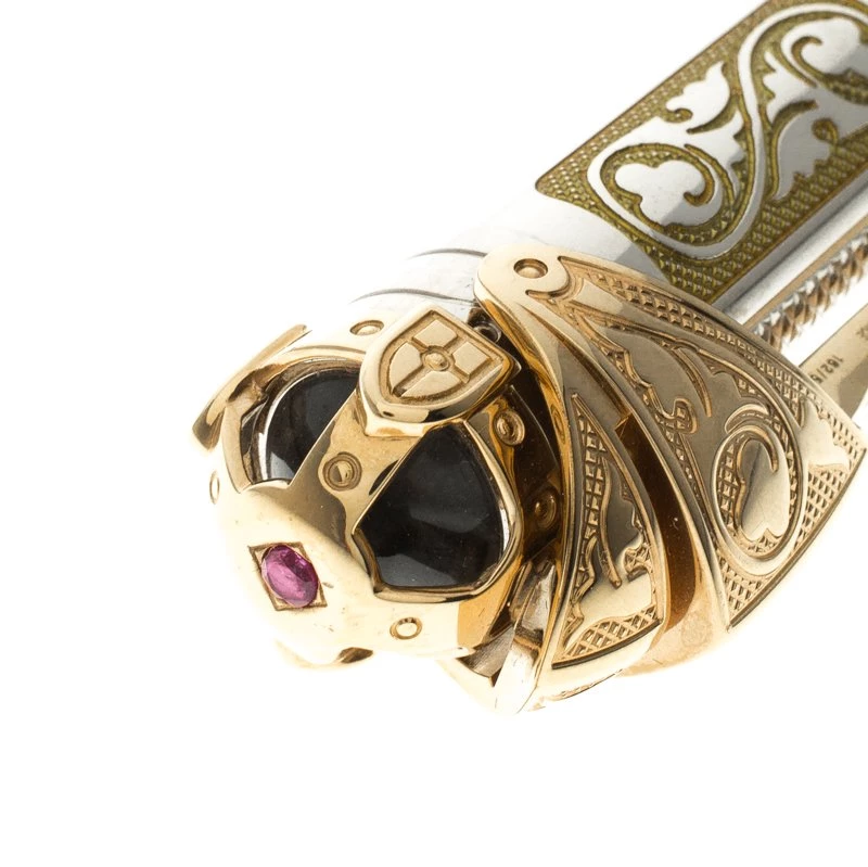 S.T. Dupont S.T.Dupont White Knight Limited Edition President Fountain Pen, With 18k Gold Nib For Men - Image 4