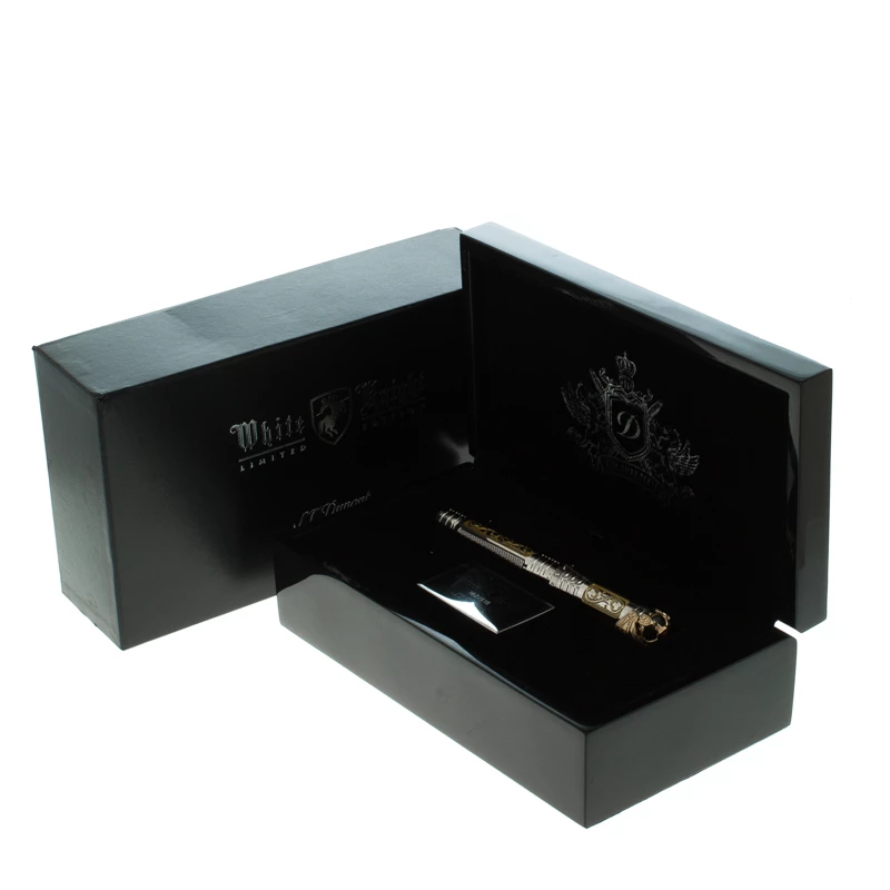 S.T. Dupont S.T.Dupont White Knight Limited Edition President Fountain Pen, With 18k Gold Nib For Men - Image 10