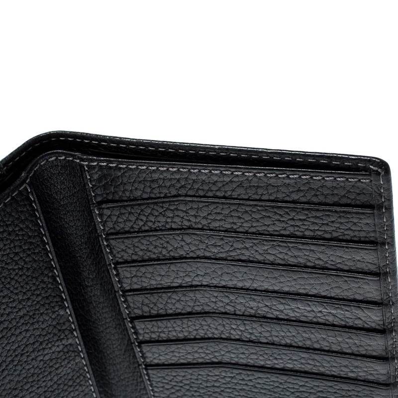 S.T. Dupont Black Leather Line D Passport Holder For Men - Image 8