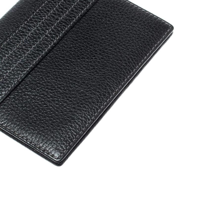 S.T. Dupont Black Leather Line D Passport Holder For Men - Image 12