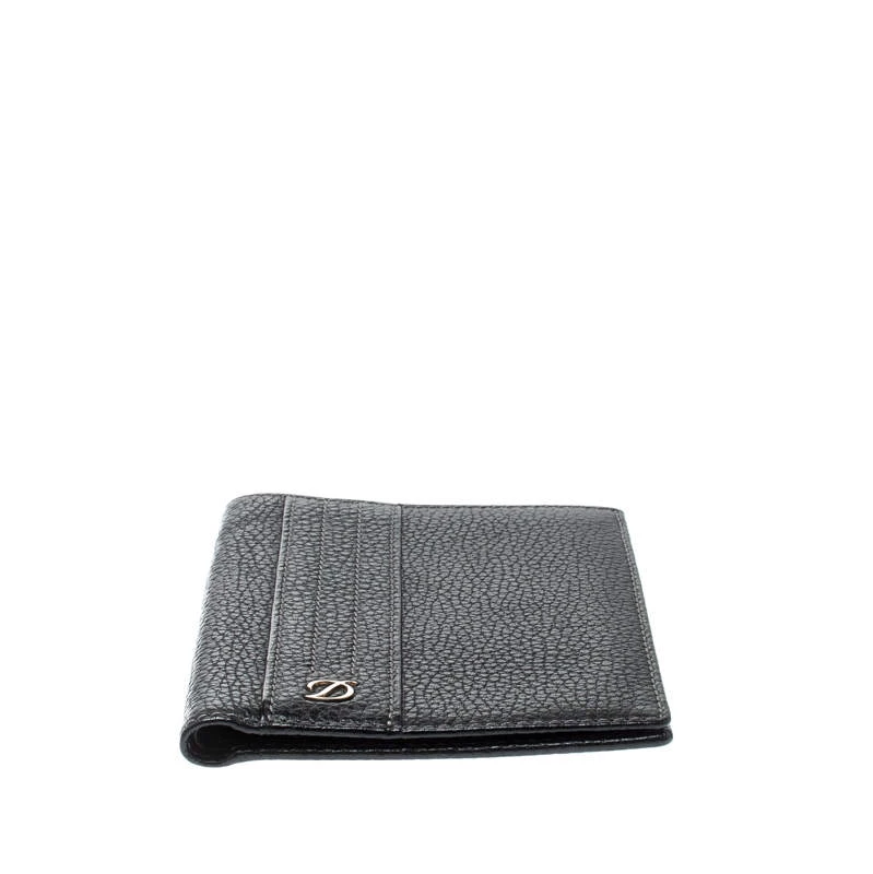 S.T. Dupont Black Leather Line D Passport Holder For Men - Image 7