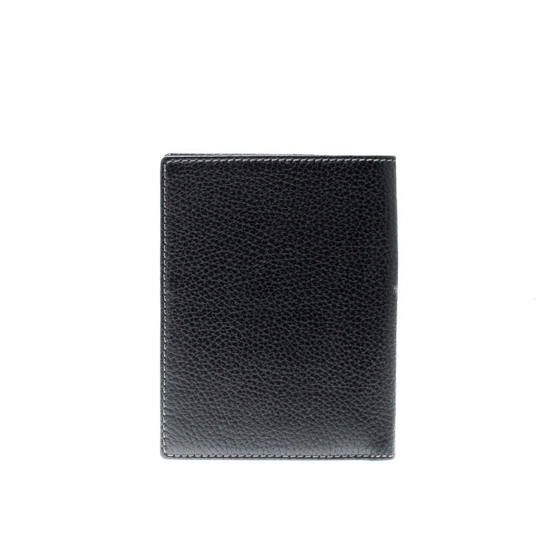 S.T. Dupont Black Leather Line D Passport Holder For Men - Image 5