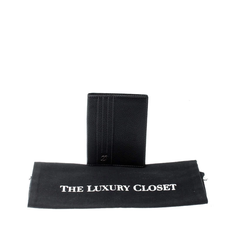 S.T. Dupont Black Leather Line D Passport Holder For Men - Image 10