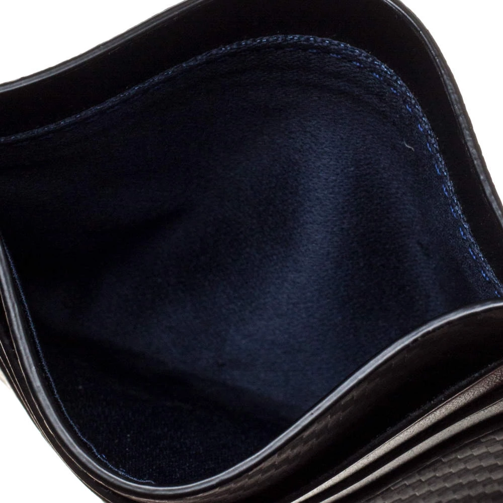 S.T. Dupont Black Leather Defi Card Holder For Men - Image 2