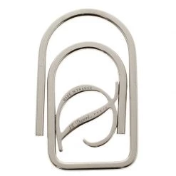 S.T. Dupont Palladium Finish Money Clip For Men