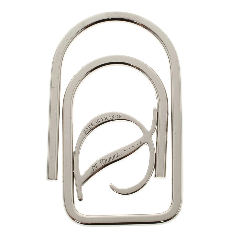 S.T. Dupont Palladium Finish Money Clip For Men