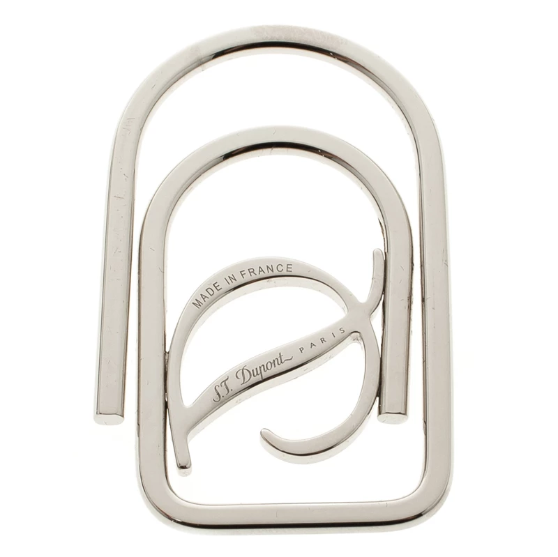 S.T. Dupont Palladium Finish Money Clip For Men - Image 2