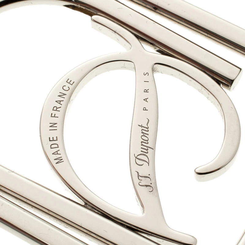 S.T. Dupont Palladium Finish Money Clip For Men - Image 4