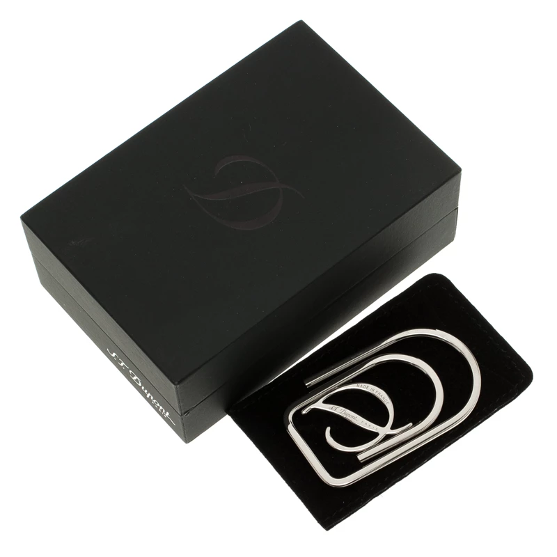 S.T. Dupont Palladium Finish Money Clip For Men - Image 5