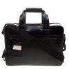 S.T. Dupont Black Leather Document Holder Briefcase For Men