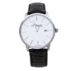 S.T. Dupont White Stainless Steel Men's Wristwatch 39 Mm For Men