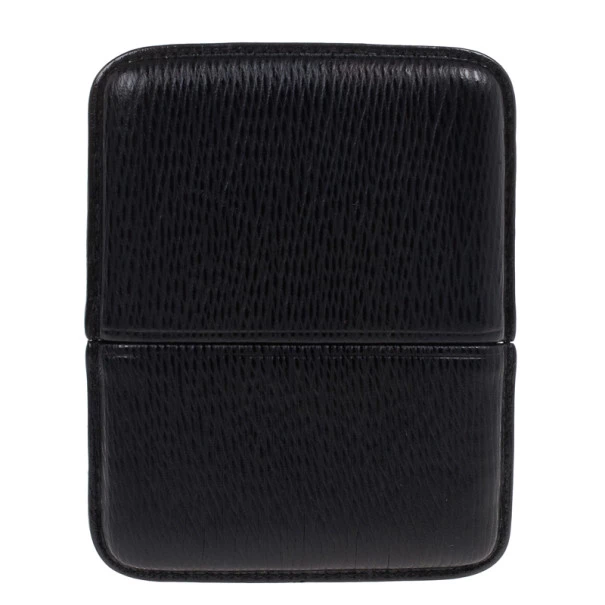 S.T. Dupont Black Leather Cigarette Case For Uncategorized - Image 2