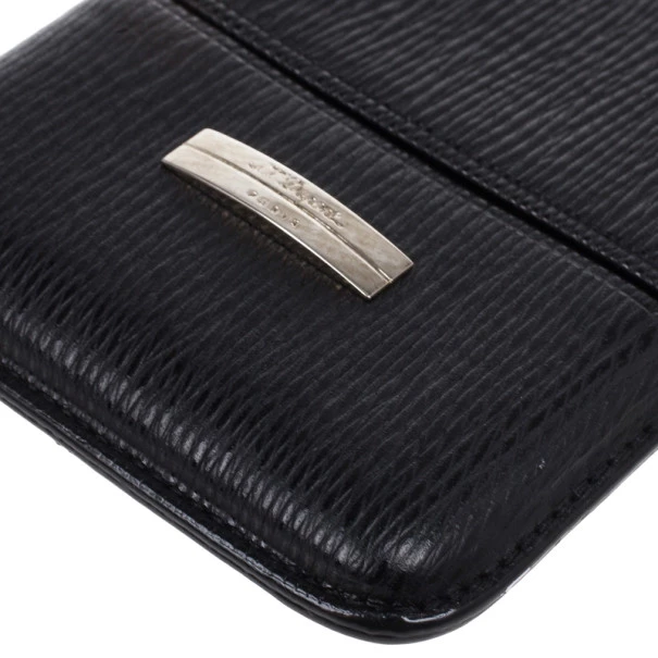 S.T. Dupont Black Leather Cigarette Case For Uncategorized - Image 5