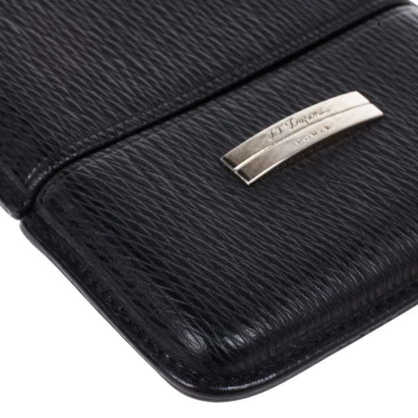 S.T. Dupont Black Leather Cigarette Case For Uncategorized - Image 6
