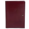 S.T. Dupont S.T.Dupont Burgundy Leather Line D A5 Cover And Notebook For Unisex