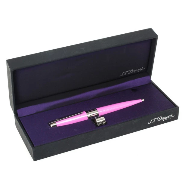 S.T. Dupont Paris Ladies Pink Resin Ballpoint Pen For Women - Image 4